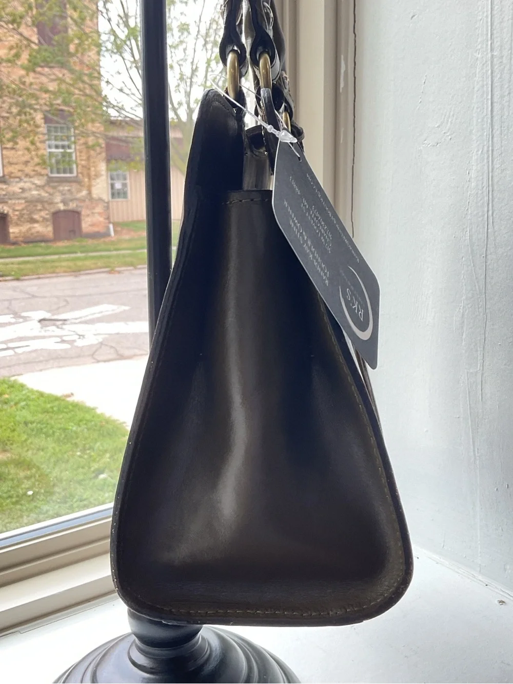 Women's Olive Embossed Floral Tote Bag with Tassel